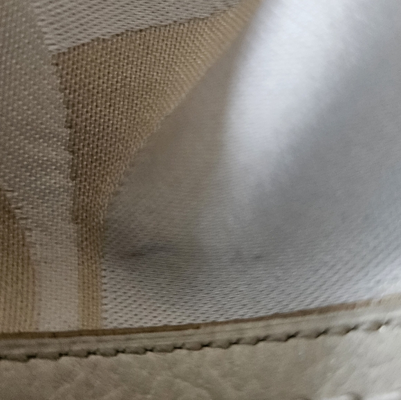 Coach Hampton Optic Signature Canvas  satchel in cream, beige and brown.  F13337 - Picture 12 of 12